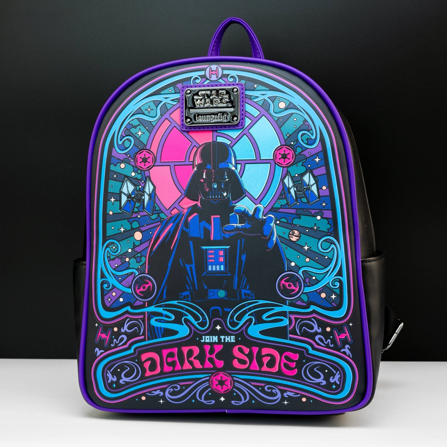 Loungefly x Star Wars Darth Vader Psychedelic Retrowave Portrait Mini Backpack - GeekCore