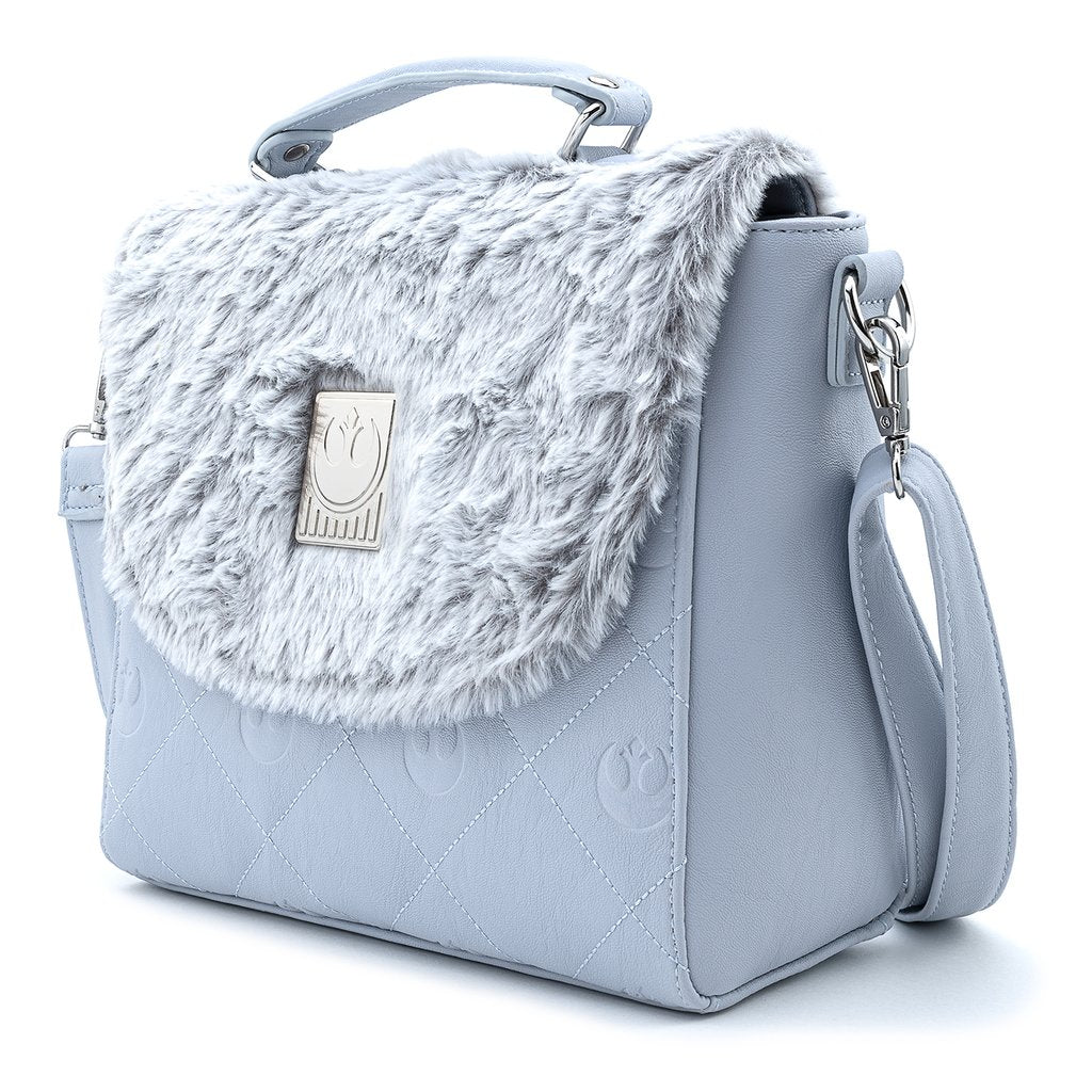 Loungefly X Star Wars Empire Strikes Back 40th Anniversary Hoth Sherpa Cross Body Bag - GeekCore