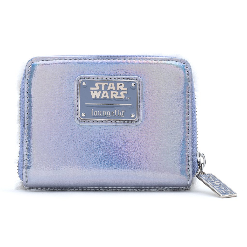 Loungefly X Star Wars Empire Strikes Back 40th Anniversary Hoth Sherpa Zip Around Purse - GeekCore