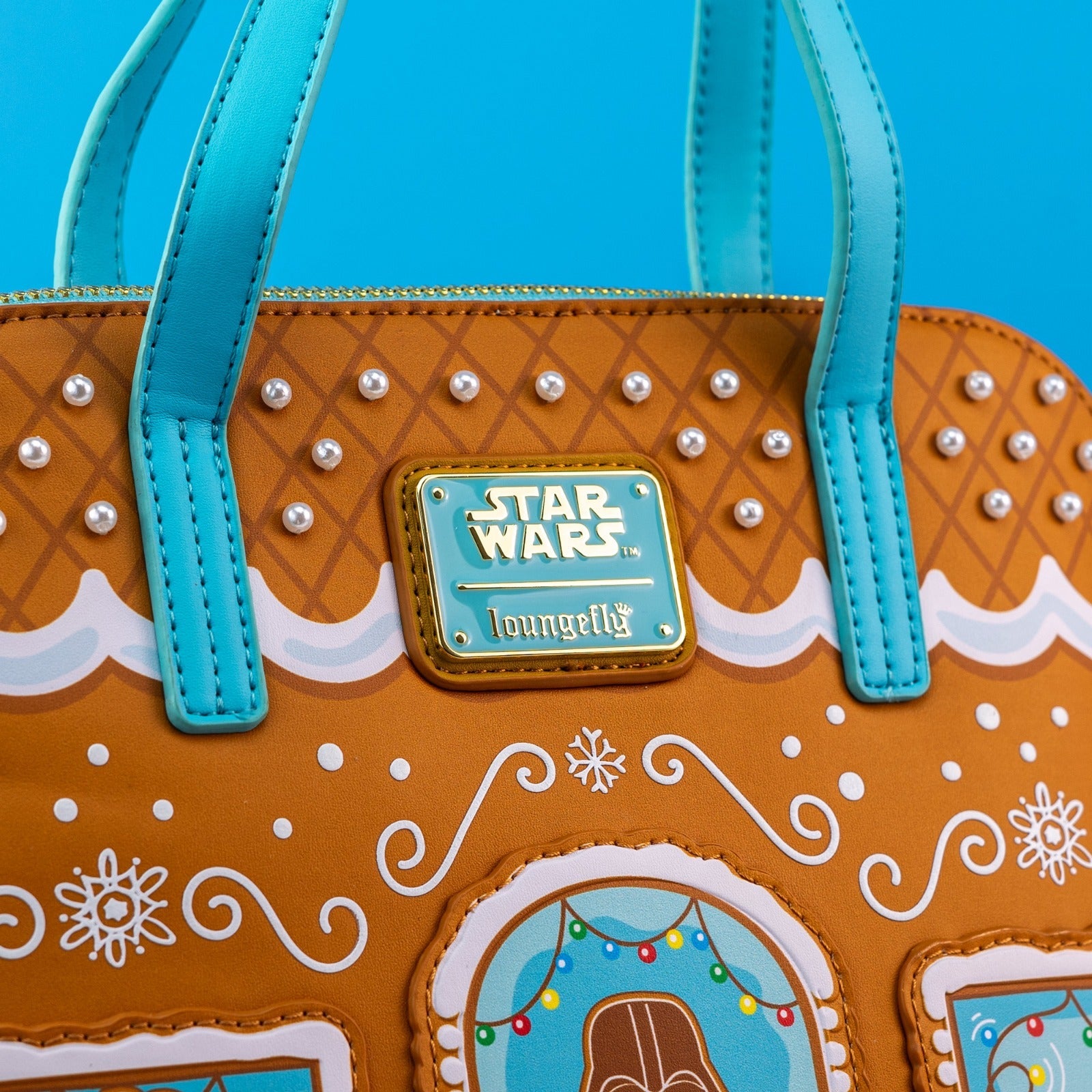 Loungefly x Star Wars Festive Gingerbread House Crossbody Bag - GeekCore