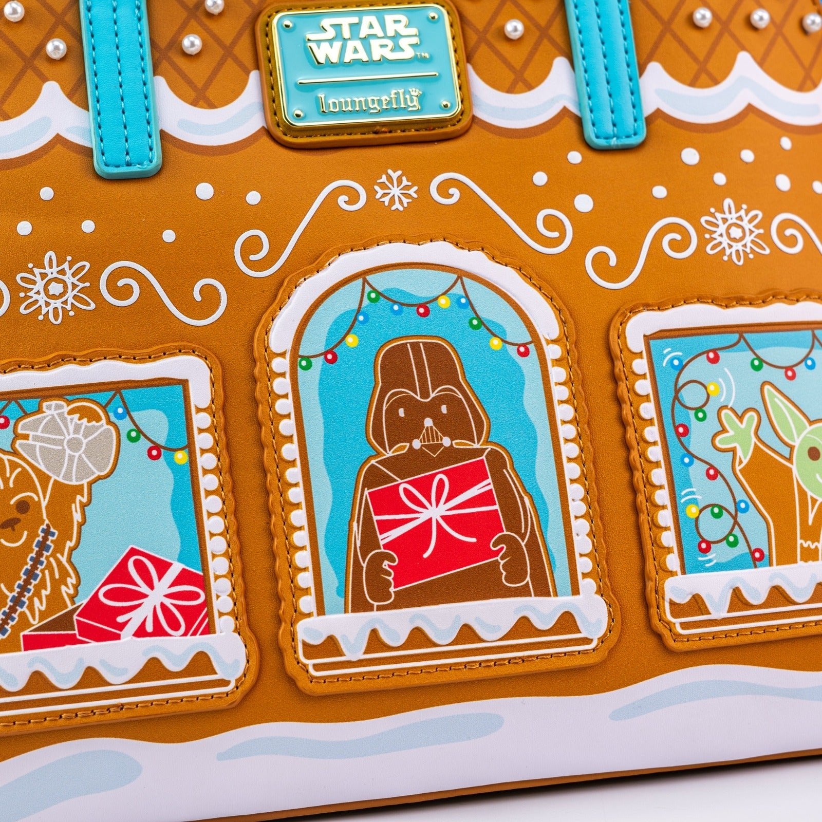 Loungefly x Star Wars Festive Gingerbread House Crossbody Bag - GeekCore