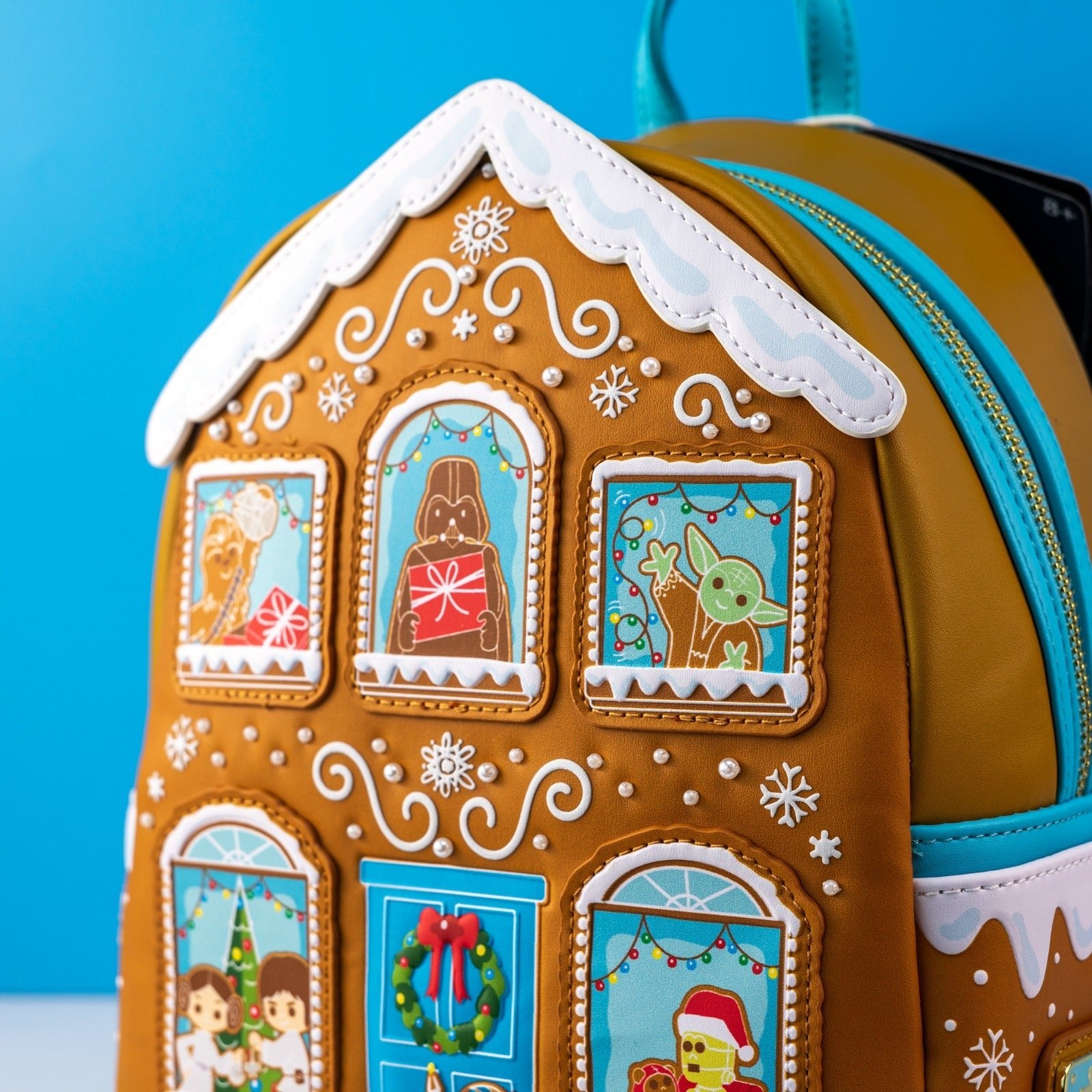 Loungefly x Star Wars Festive Gingerbread House Mini Backpack - GeekCore