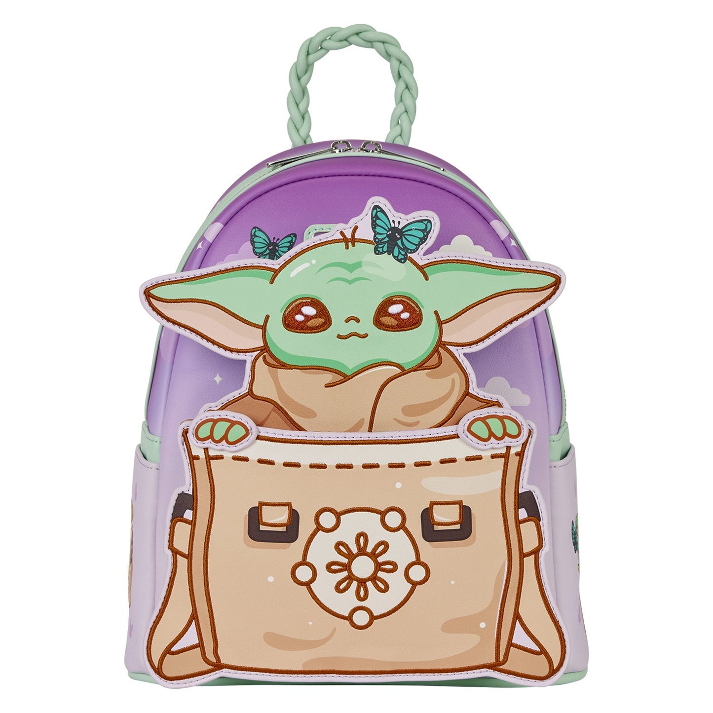 Loungefly x Star Wars Grogu Peek - a - Boo Mini Backpack - GeekCore