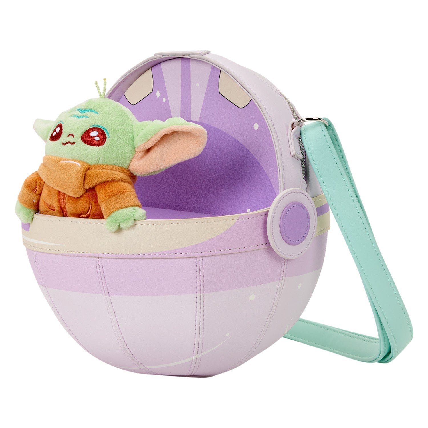 Loungefly x Star Wars Grogu Plush Pod Crossbody Bag - GeekCore