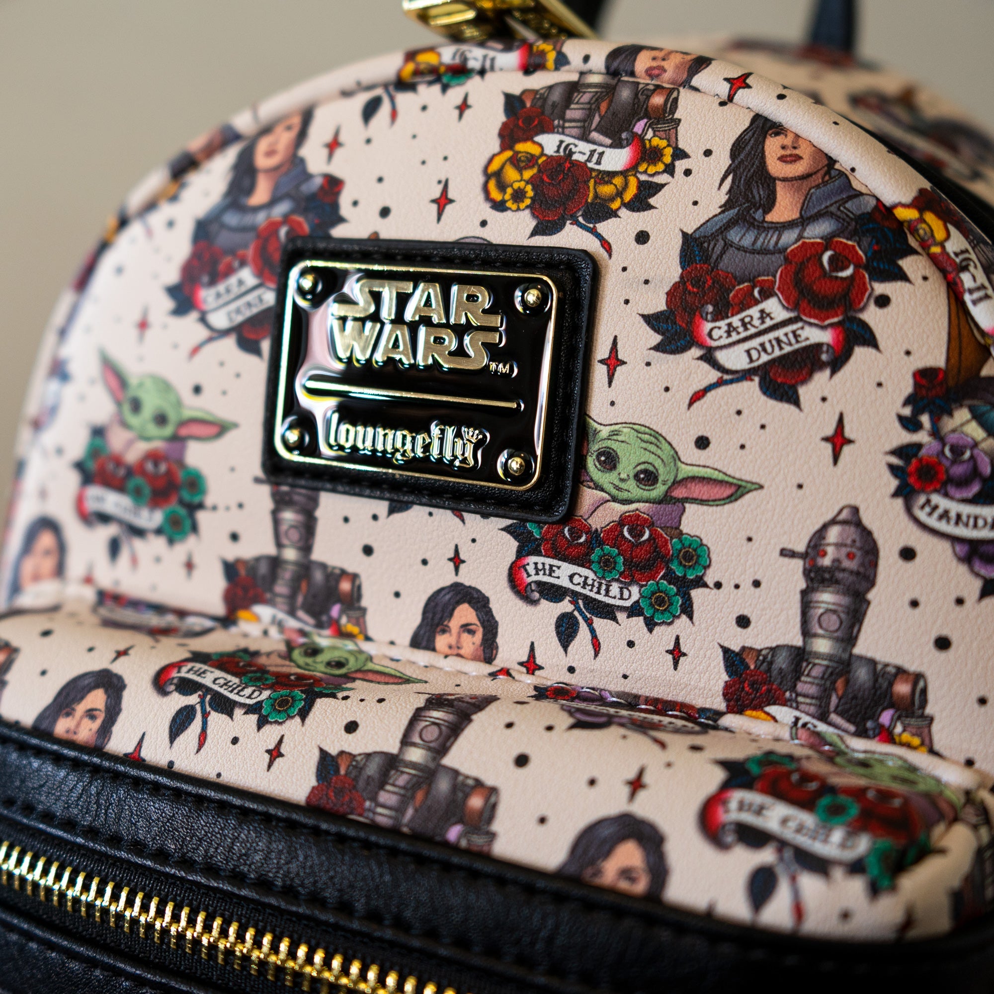 Loungefly x Star Wars Mandalorian Tattoo Mini Backpack - GeekCore