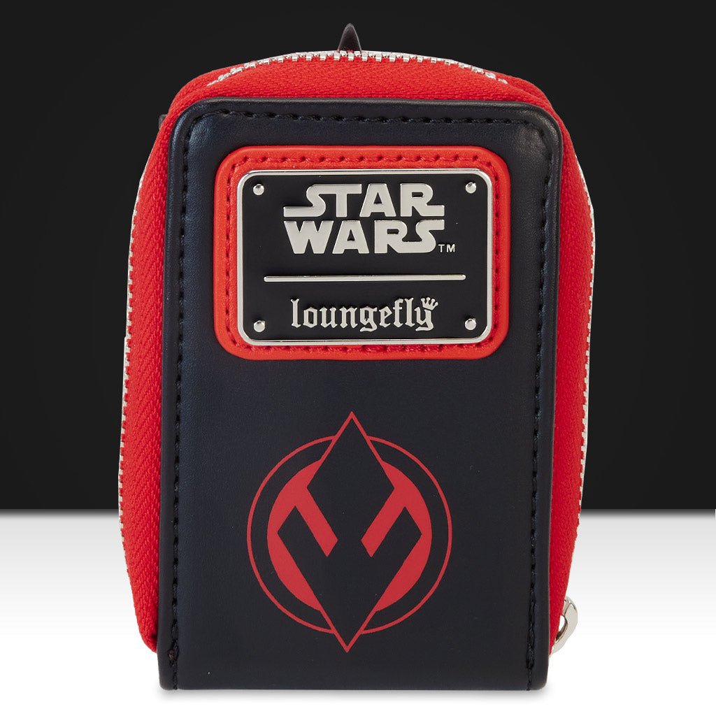 Loungefly x Star Wars Phantom Menace 25th Anniversary Darth Maul Accordion Wallet - GeekCore
