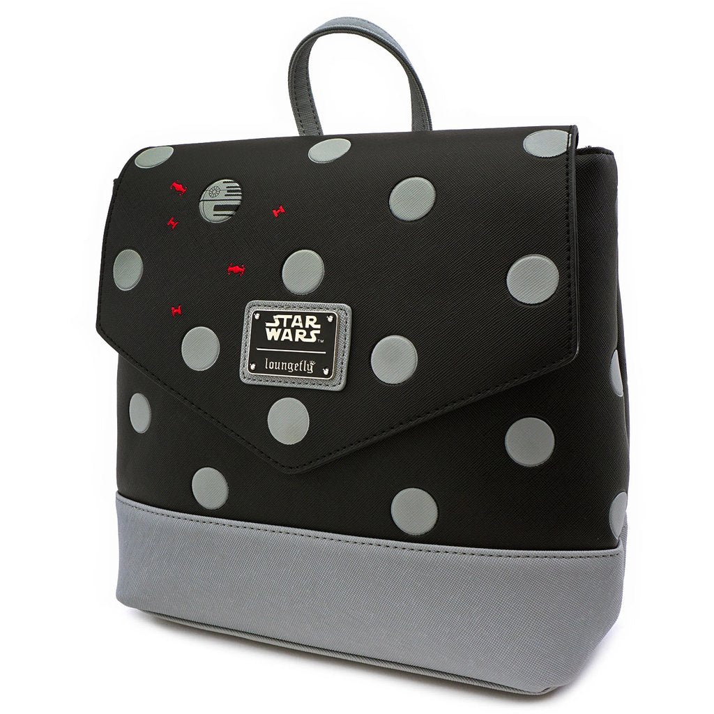 Loungefly x Star Wars Polka Death Star Dot Mini Backpack - GeekCore