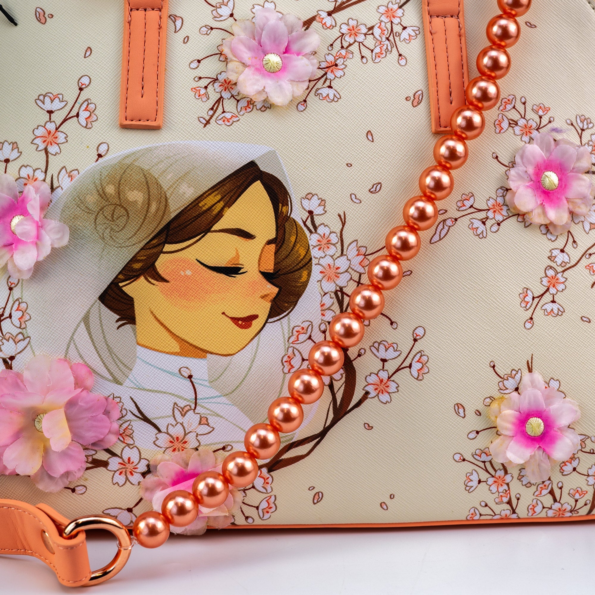 Loungefly x Star Wars Princess Leia Floral Crossbody Bag - GeekCore