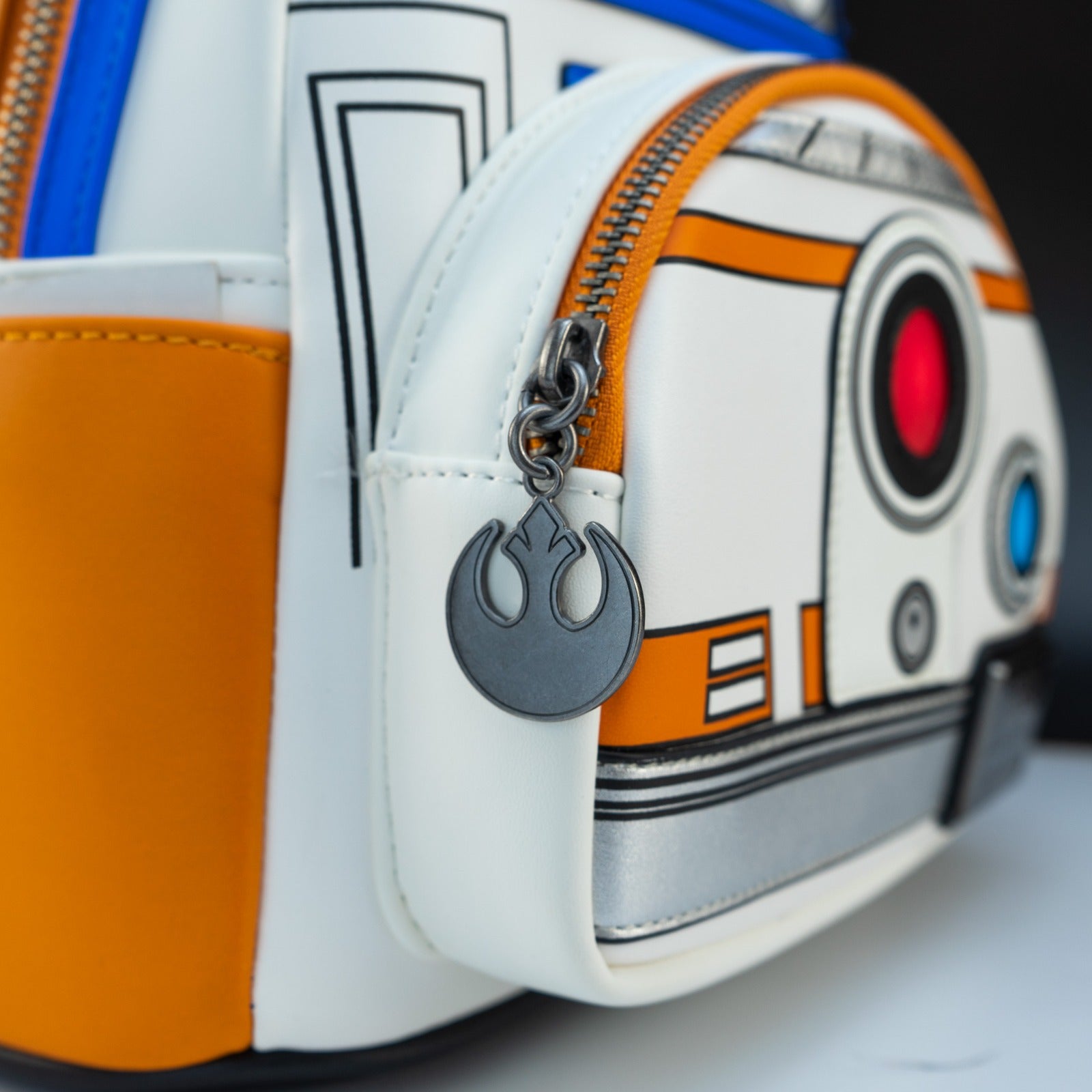 Loungefly x Star Wars R2 - D2 and BB - 8 Droids Light Up Mini Backpack - GeekCore