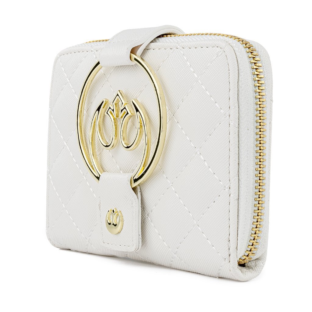Loungefly x Star Wars Rebel White Gold Purse - GeekCore