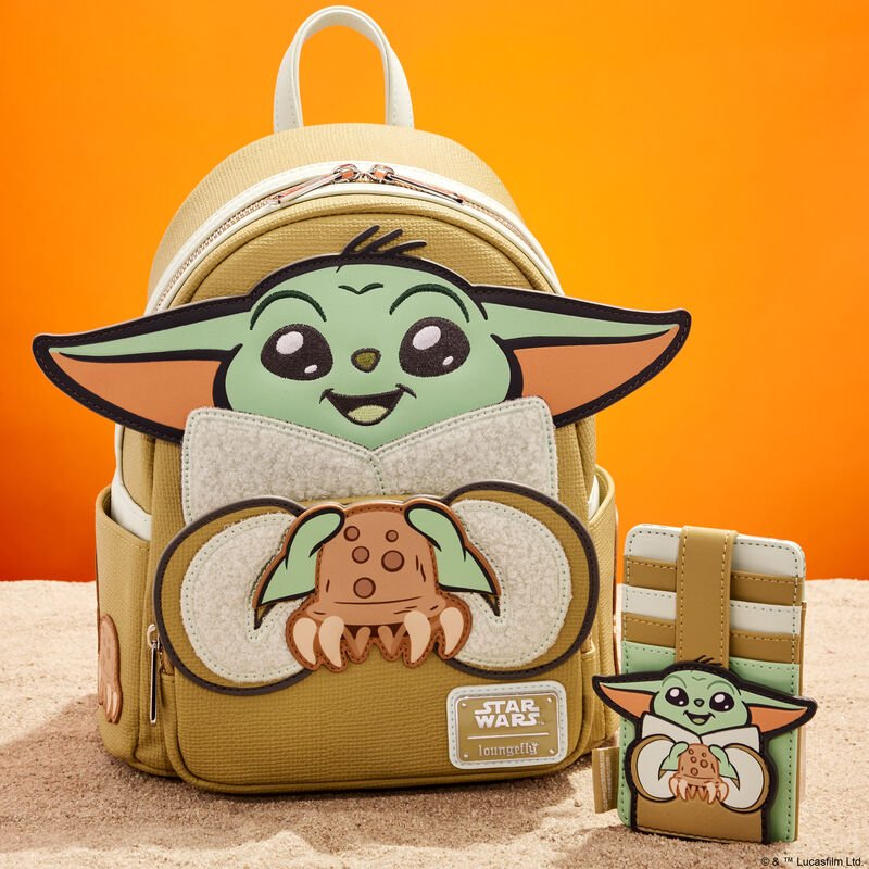 Loungefly x Star Wars The Mandalorian Grogu and Crabbies Cosplay Mini Backpack - GeekCore