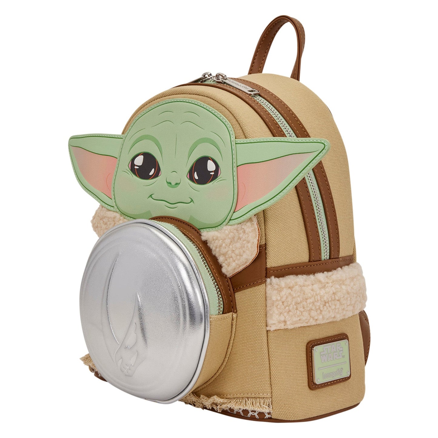 Loungefly x Star Wars The Mandalorian Grogu & Anzellan Mini Backpack - GeekCore