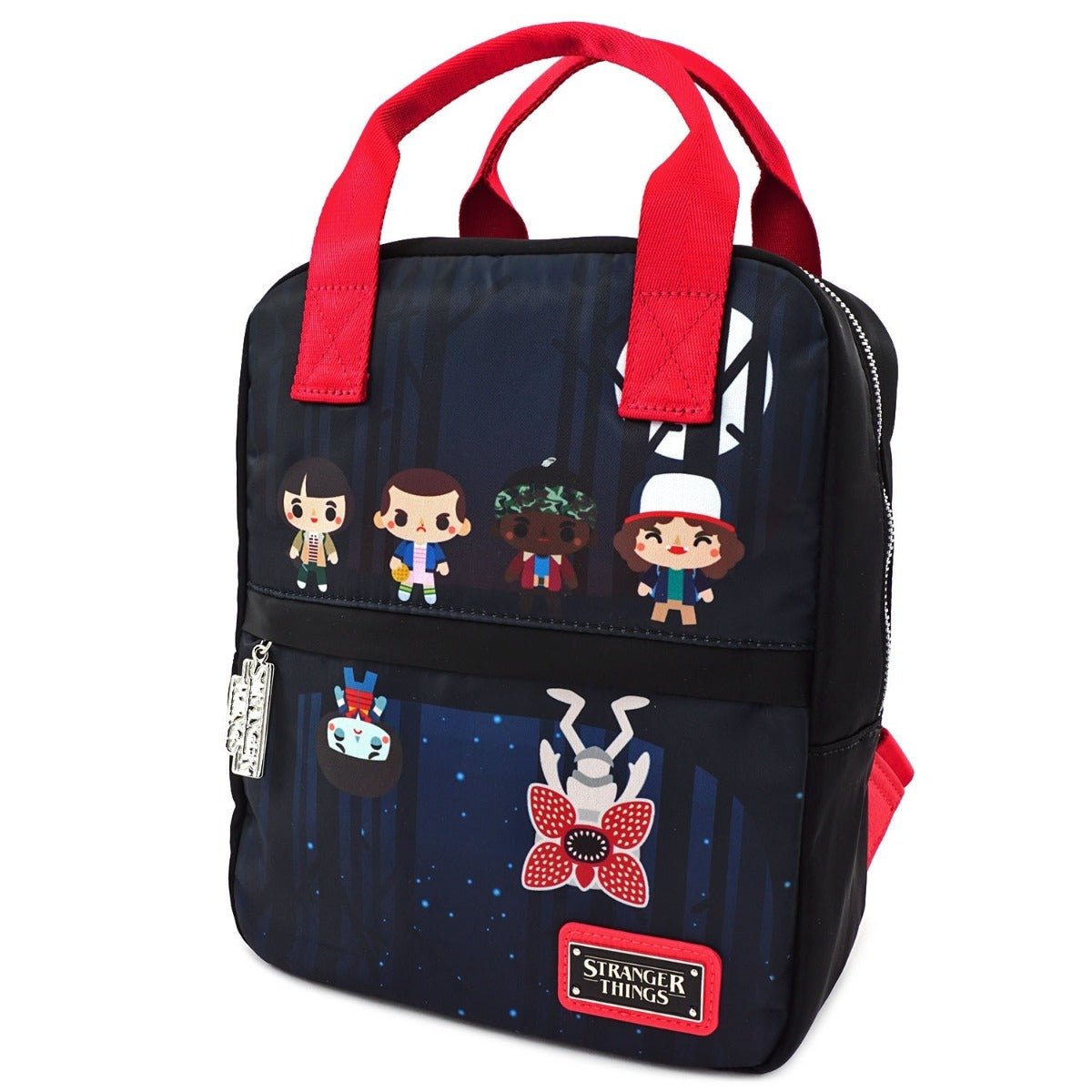 Loungefly x Stranger Things Poly - Nylon Square Chibi Backpack - GeekCore