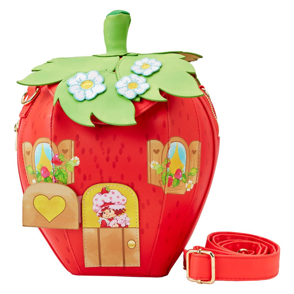 Loungefly x Strawberry Shortcake Strawberry House Crossbody Bag - GeekCore