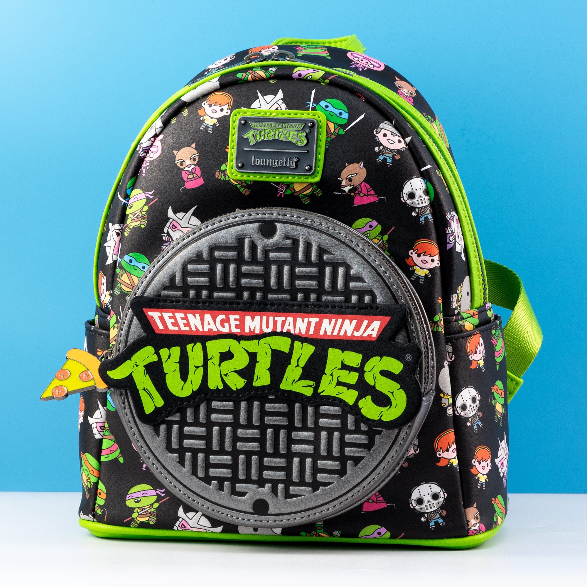 Loungefly x Teenage Mutant Ninja Turtles Sewer Cap Mini Backpack - GeekCore