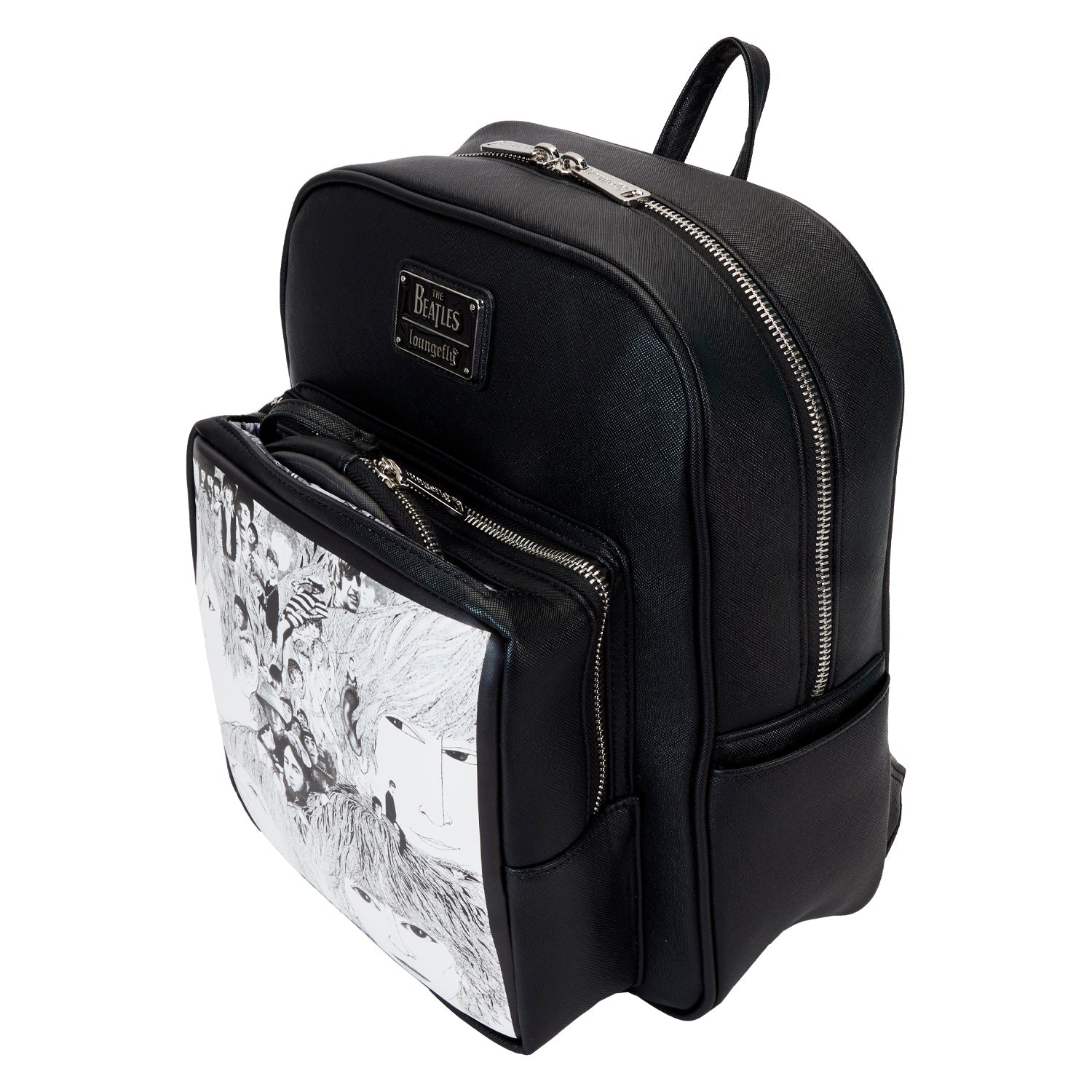 Loungefly x The Beatles Revolver Album with Record Pouch Mini Backpack - GeekCore