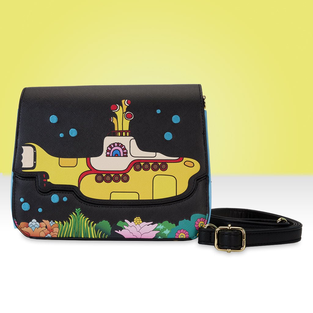 Loungefly x The Beatles Yellow Submarine Crossbody Bag - GeekCore