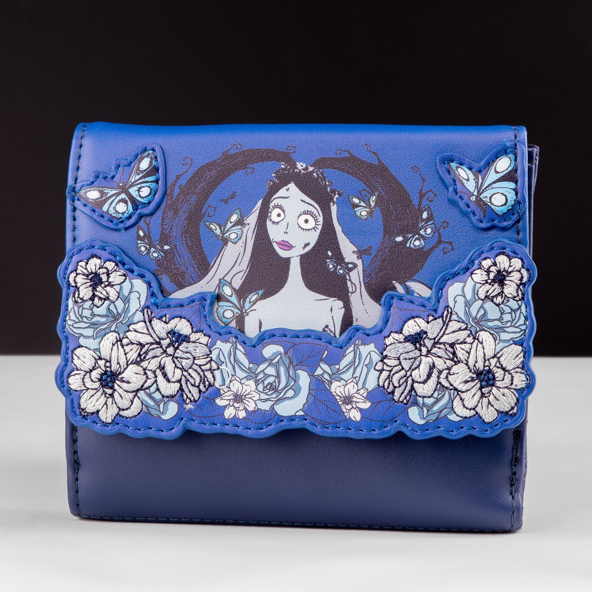 Loungefly x The Corpse Bride Floral Butterflies Wallet - GeekCore
