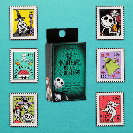 Loungefly x The Nightmare Before Christmas Character Stamps Blind Box Mystery Pin - GeekCore