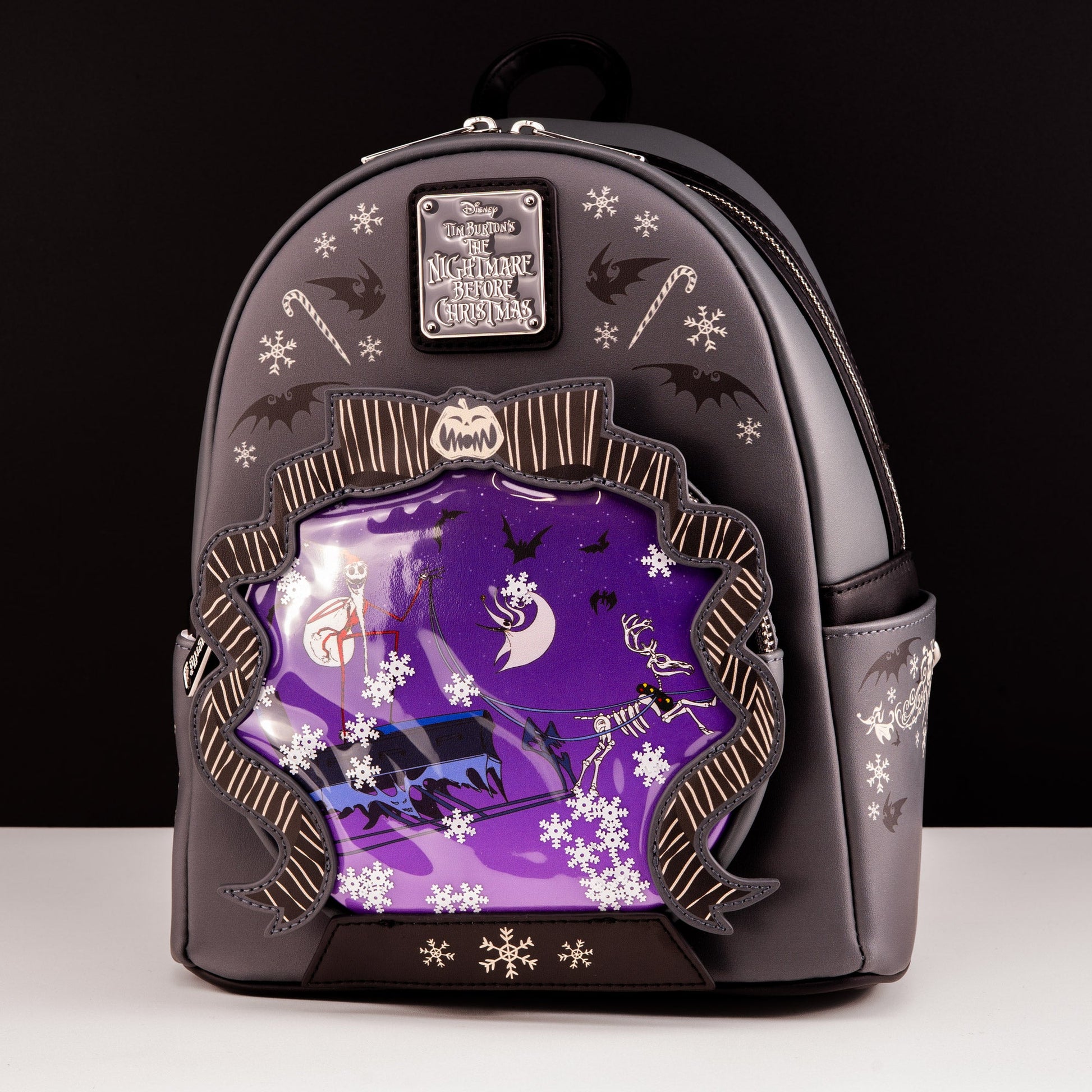 Loungefly x The Nightmare Before Christmas Jack and Zero Sleigh Ride Mini Backpack - GeekCore