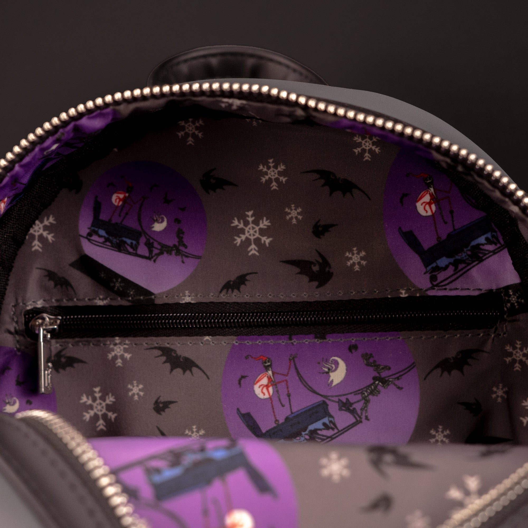 Loungefly x The Nightmare Before Christmas Jack and Zero Sleigh Ride Mini Backpack - GeekCore