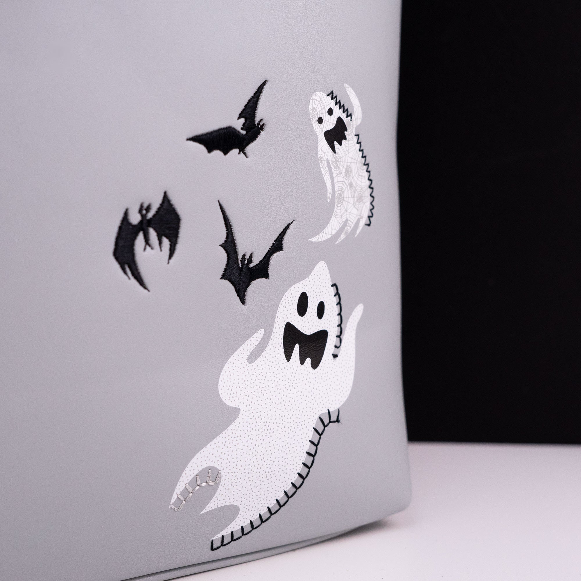 Loungefly x The Nightmare Before Christmas Jack, Sally and Zero Sequin Crossbody Tote Bag - GeekCore