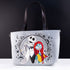 Loungefly x The Nightmare Before Christmas Jack, Sally and Zero Sequin Crossbody Tote Bag - GeekCore