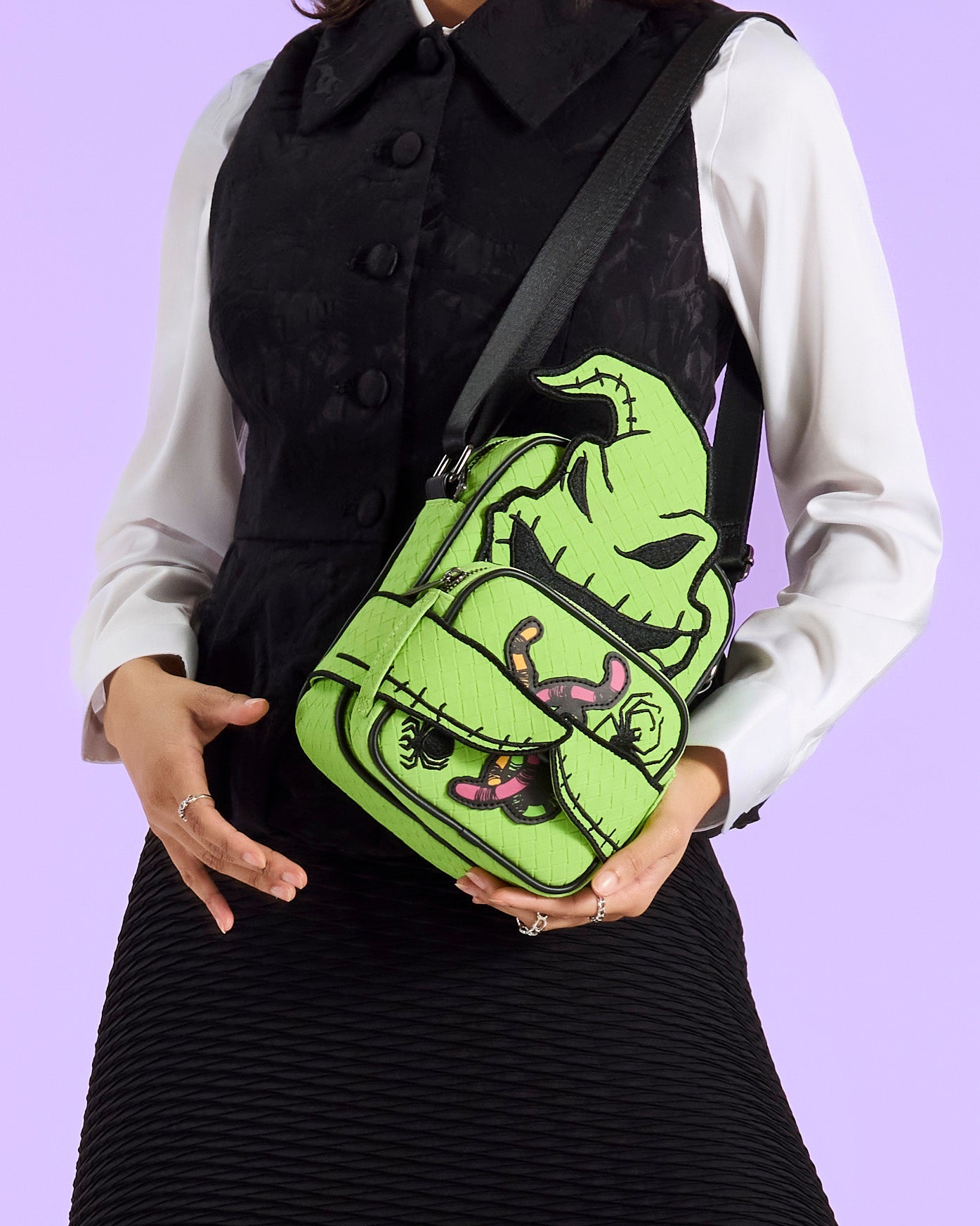 Loungefly x The Nightmare Before Christmas Oogie Boogie Crossbuddies Bag - GeekCore