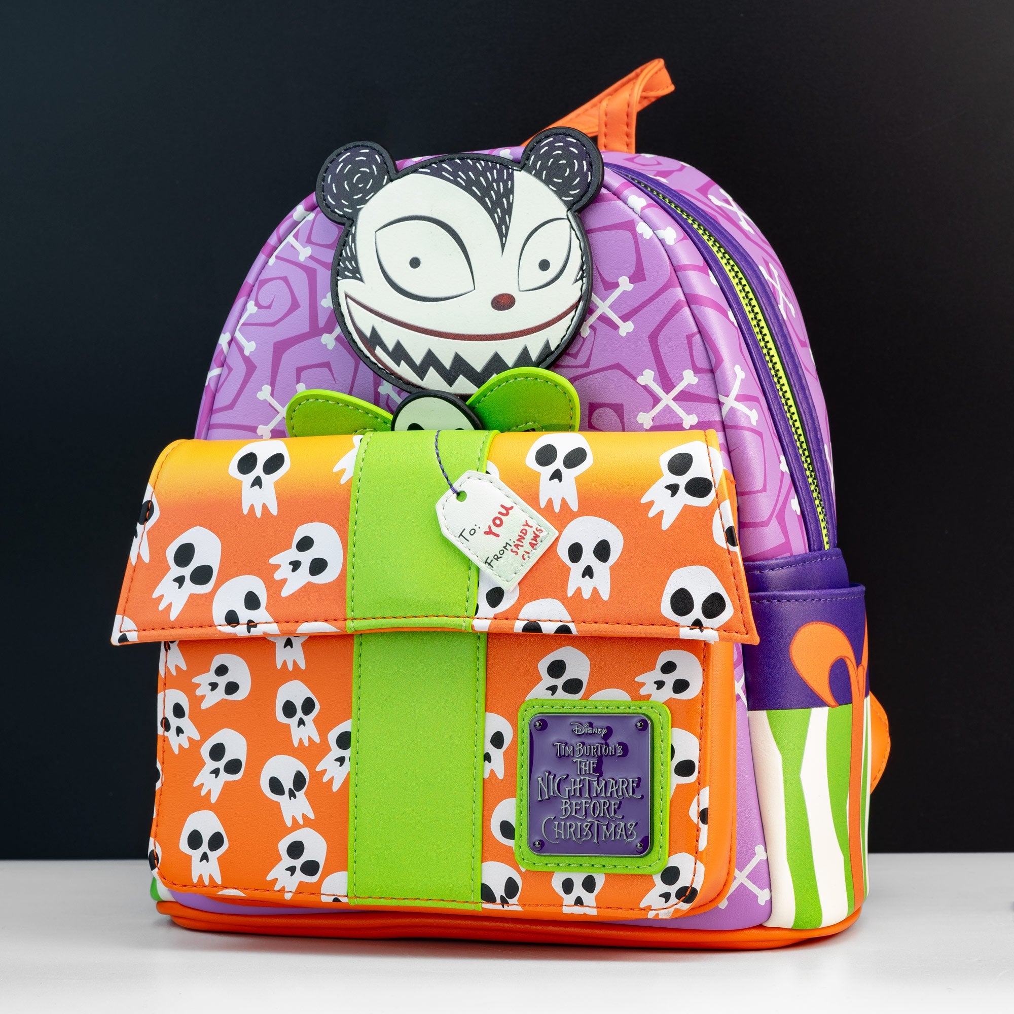 Loungefly x The Nightmare Before Christmas Scary Teddy Present Mini Backpack - GeekCore