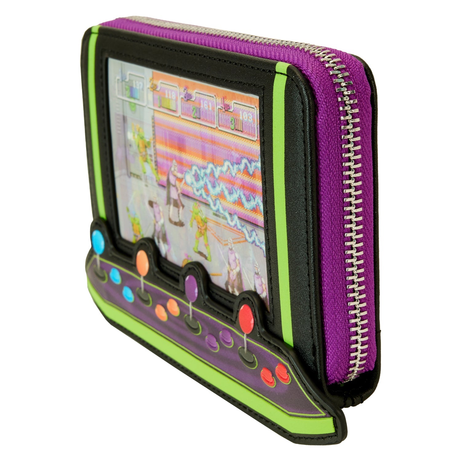 Loungefly x TMNT 40th Anniversary Vintage Arcade Wallet - GeekCore