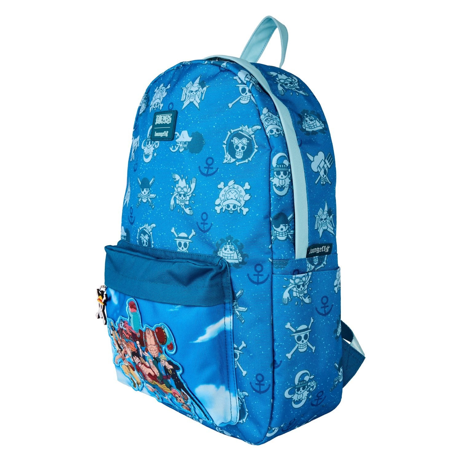 Loungefly x Toei One Piece AOP Characters Nylon Backpack - GeekCore