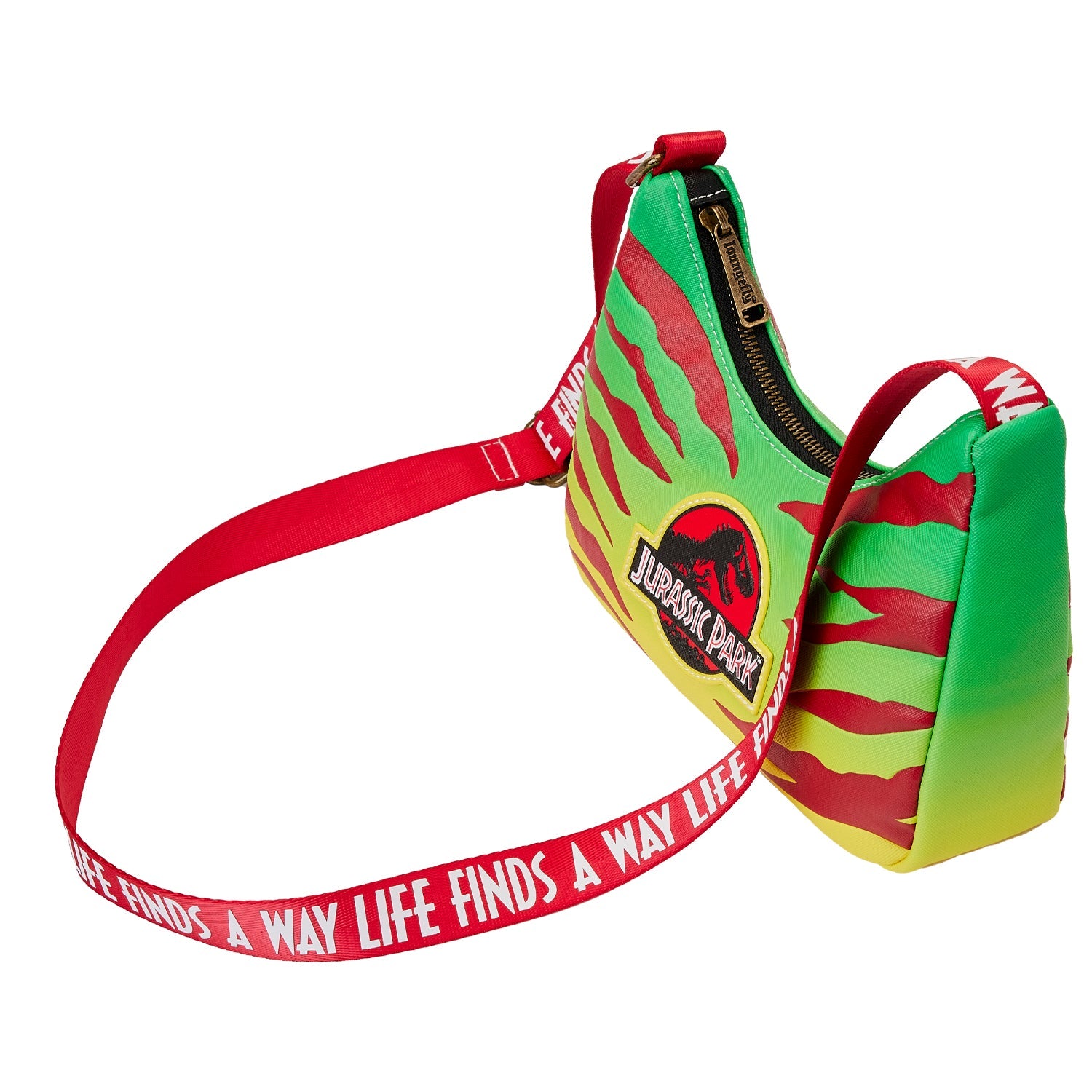 Loungefly x Universal Jurassic Park 30th Anniversary Life Finds A Way Crossbody Bag - GeekCore