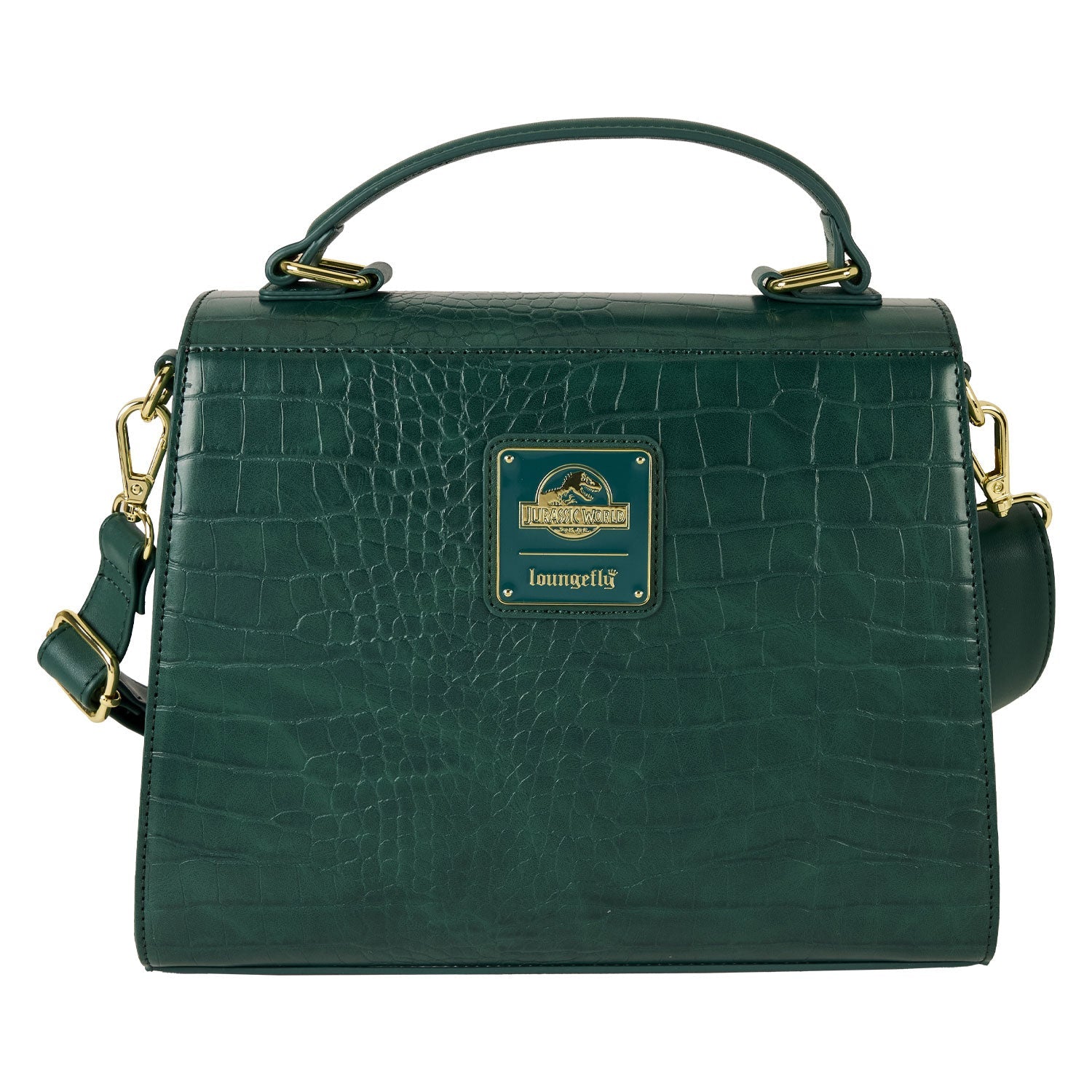 Loungefly x Universal Jurassic World Leaf Flap Crossbody Bag - GeekCore