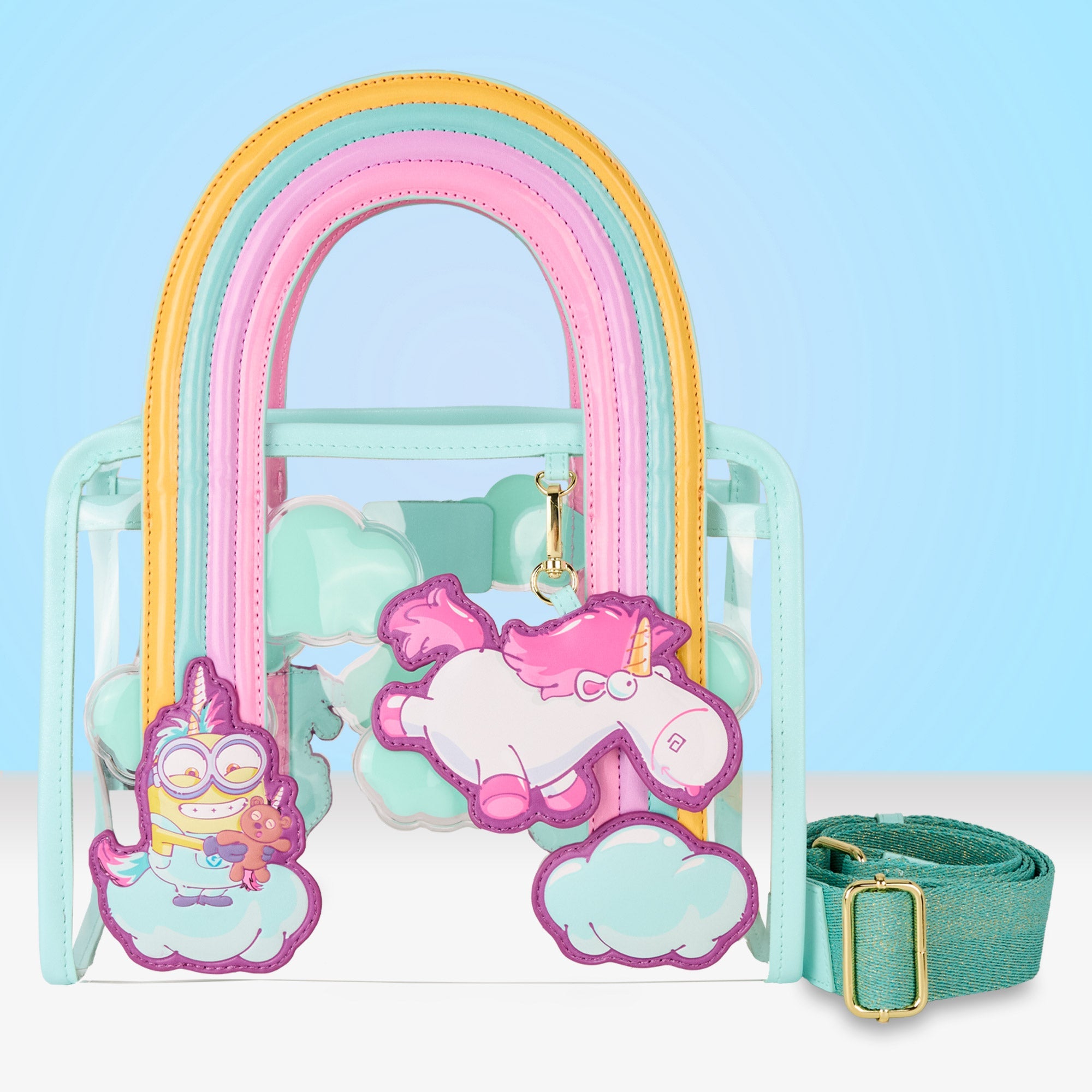 Loungefly x Universal Minions Fluffy the Unicorn Mini Tote Bag - GeekCore