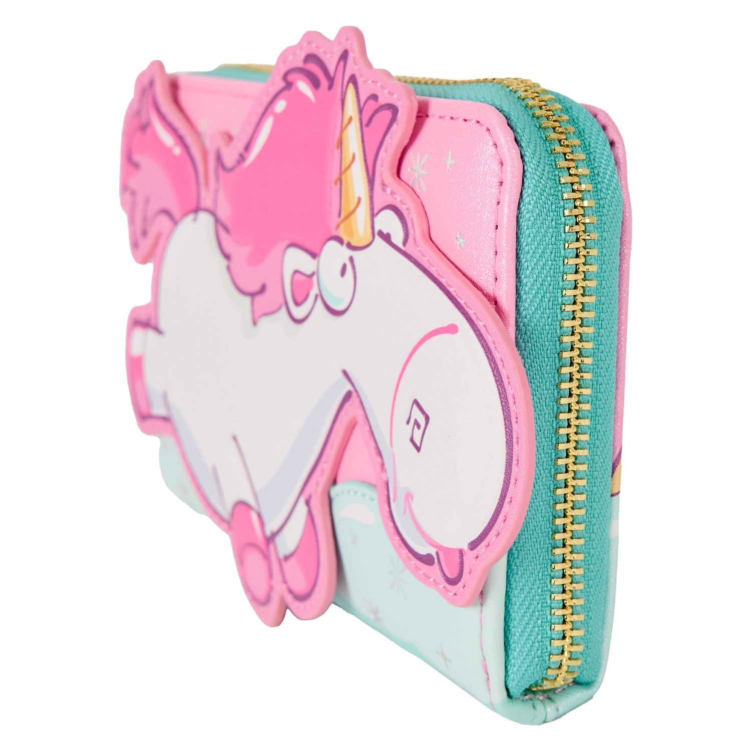 Loungefly x Universal Minions Fluffy The Unicorn Zip Around Wallet - GeekCore