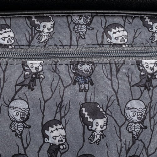 Loungefly x Universal Monsters Chibi Line Chain Strap Crossbody Bag - GeekCore