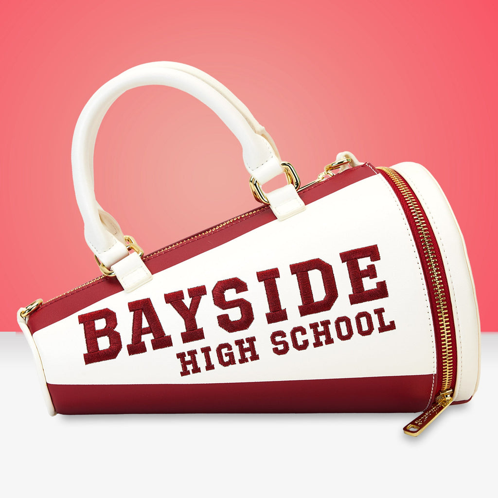 Loungefly x Universal Saved by the Bell Bayside High Megaphone Figural Crossbody Bag - GeekCore