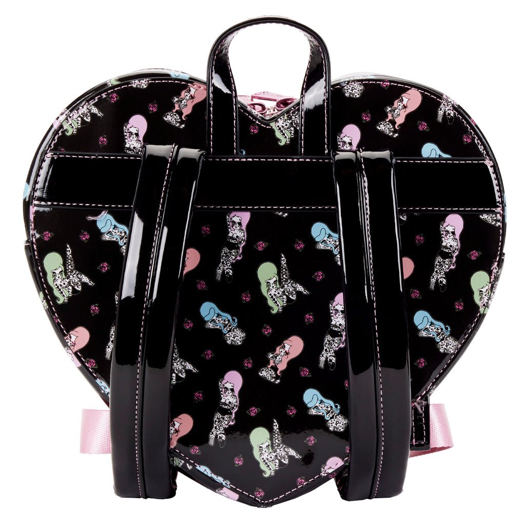 Loungefly x Valfre Double Heart Mini Backpack - GeekCore