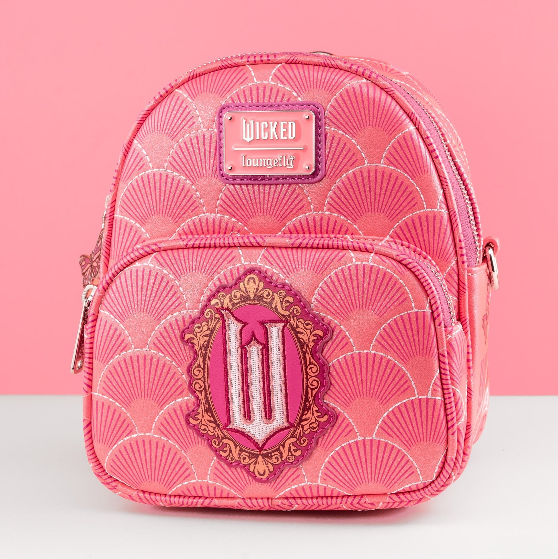 Loungefly x Wicked Glinda Pink Convertible Mini Backpack - GeekCore
