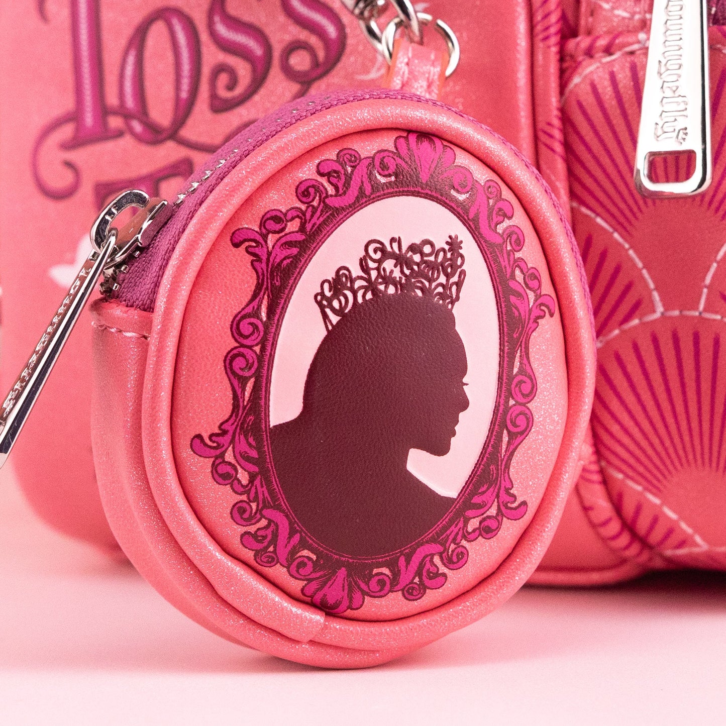 Loungefly x Wicked Glinda Pink Convertible Mini Backpack - GeekCore