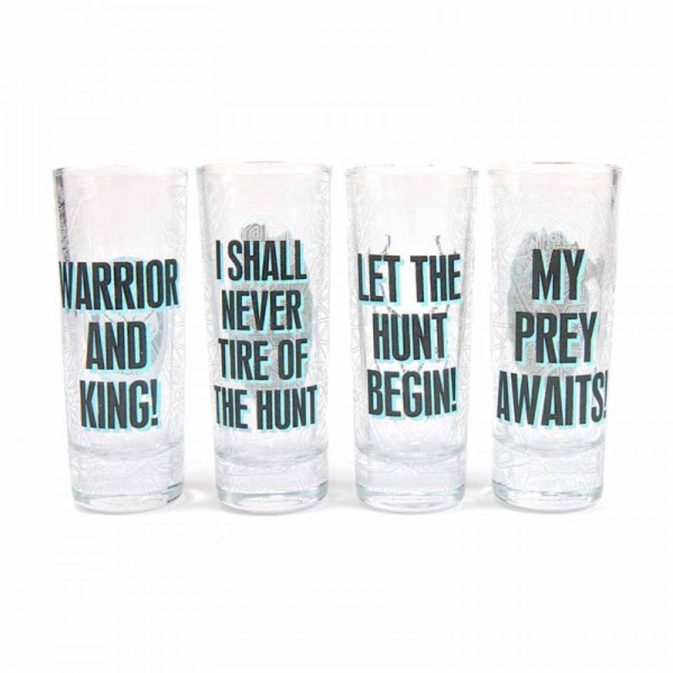 Marvel Black Panther 4 Set Shot Glasses - GeekCore
