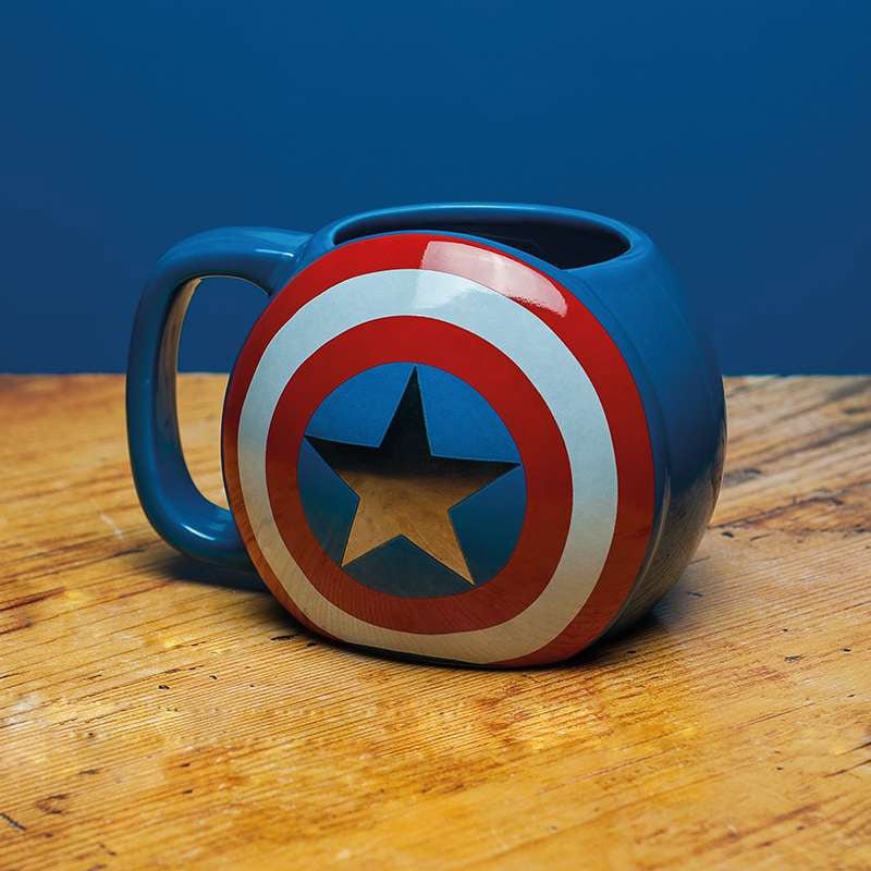 Marvel Captain America 3D Shield Mug - GeekCore
