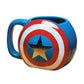 Marvel Captain America 3D Shield Mug - GeekCore