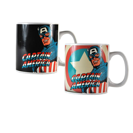 Marvel Captain America Heat Changing Mug - GeekCore