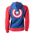 Marvel Captain America Shield Premium Mens Hoodie - GeekCore