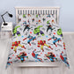 Marvel Comics Reversible Double Duvet Cover Bedding Set - GeekCore