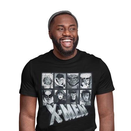 Marvel Comics X - Men Grey Scale T - Shirt - GeekCore