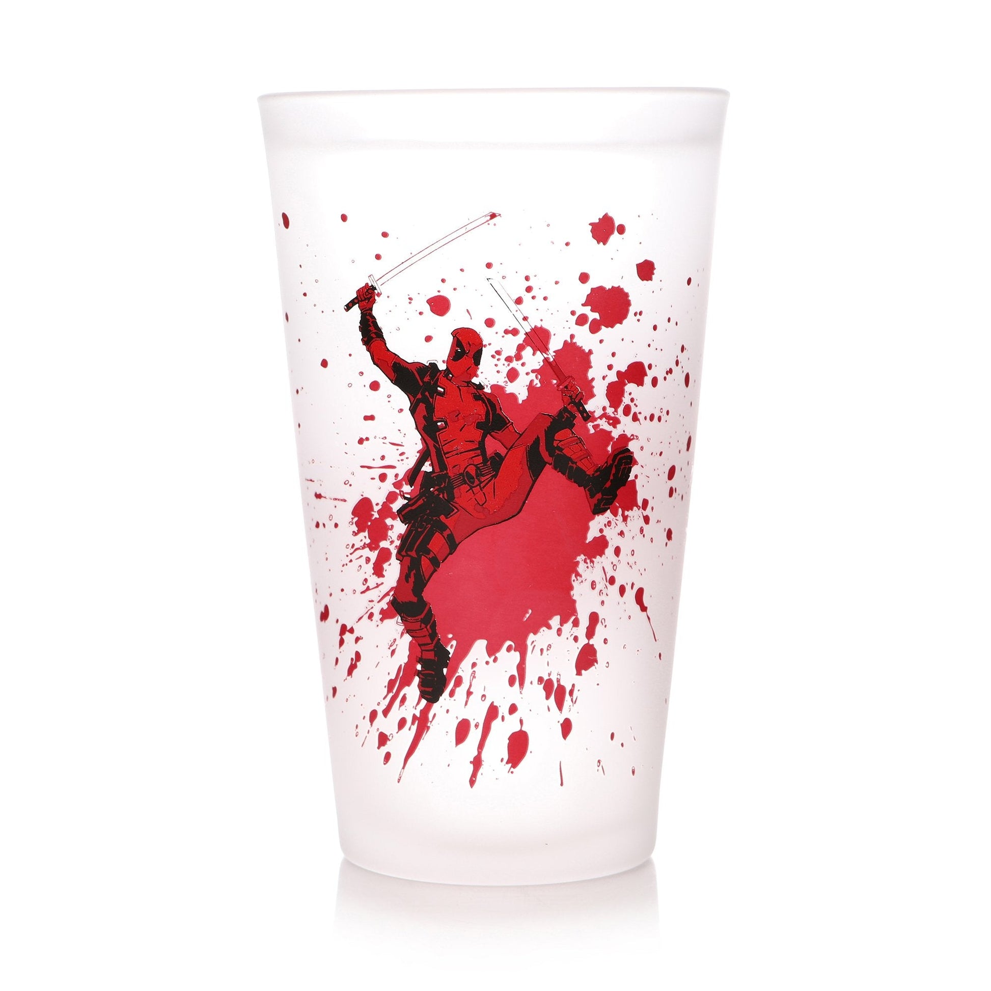 Marvel Deadpool Cold Changing Large Glass - GeekCore