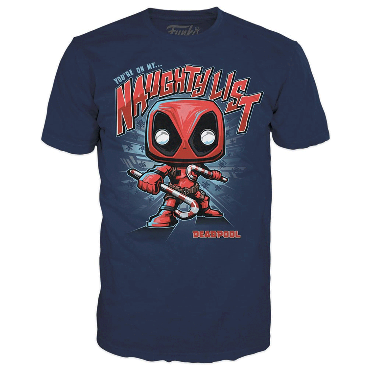 Marvel Deadpool Holiday Pop! Vinyl and Tee Set - GeekCore