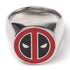 Marvel Deadpool Mask Logo Metal Signet Ring - GeekCore